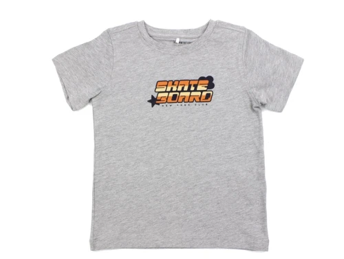 Name It grey melange skate board t-shirt